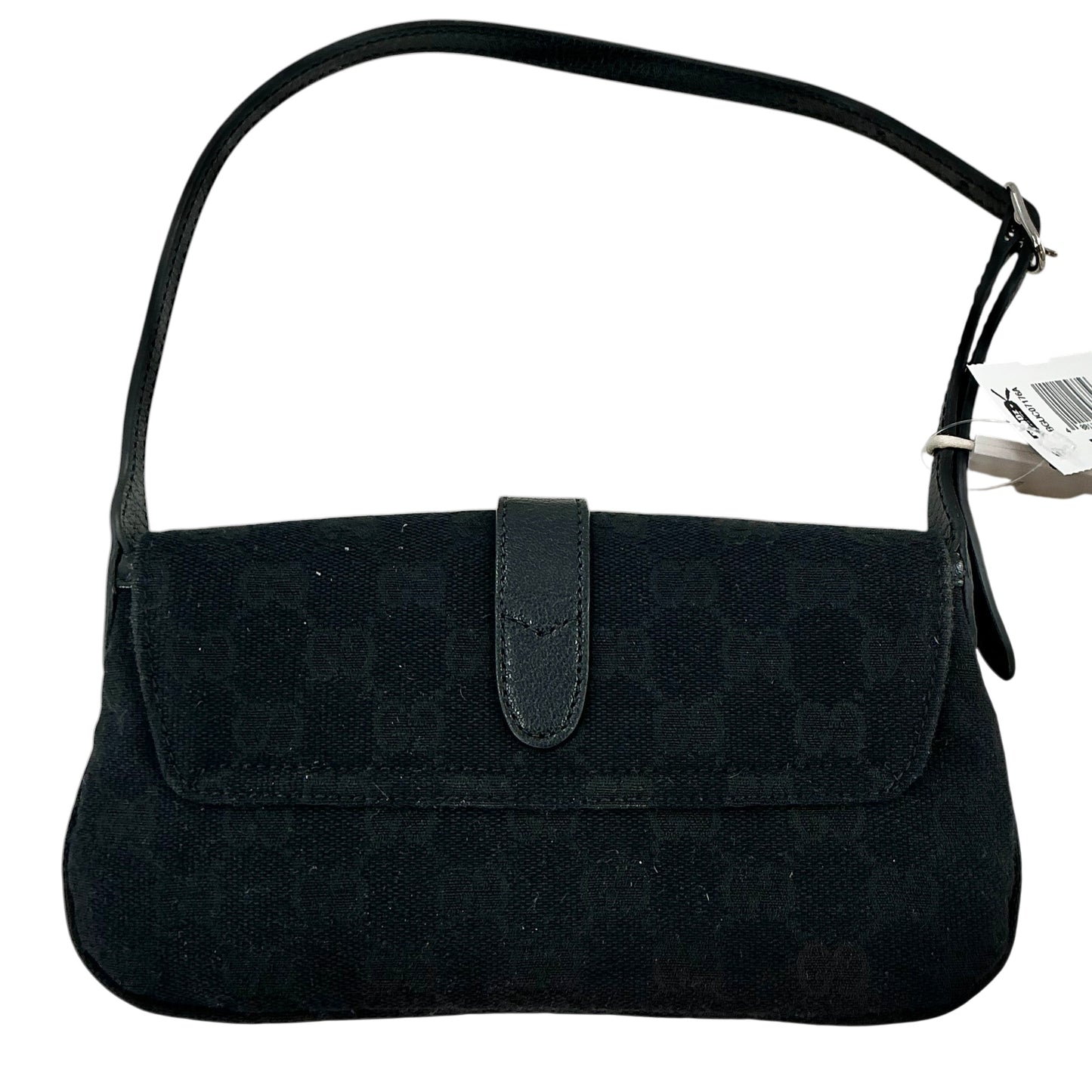 Gucci Jackie 1961 Mini Flap Pouch Bag – Black GG Monogram Canvas