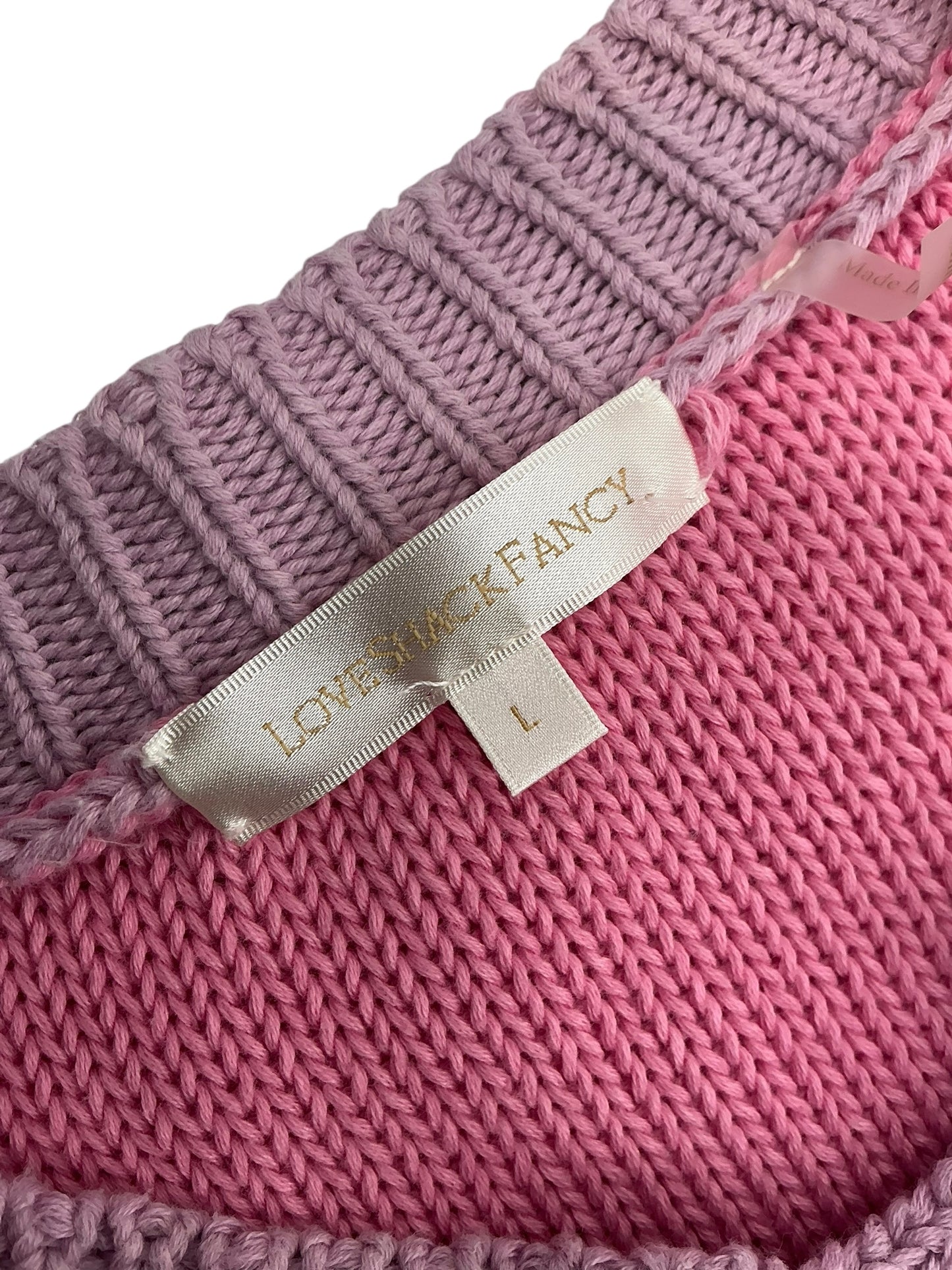 Love Shack Fancy Cropped Sweater