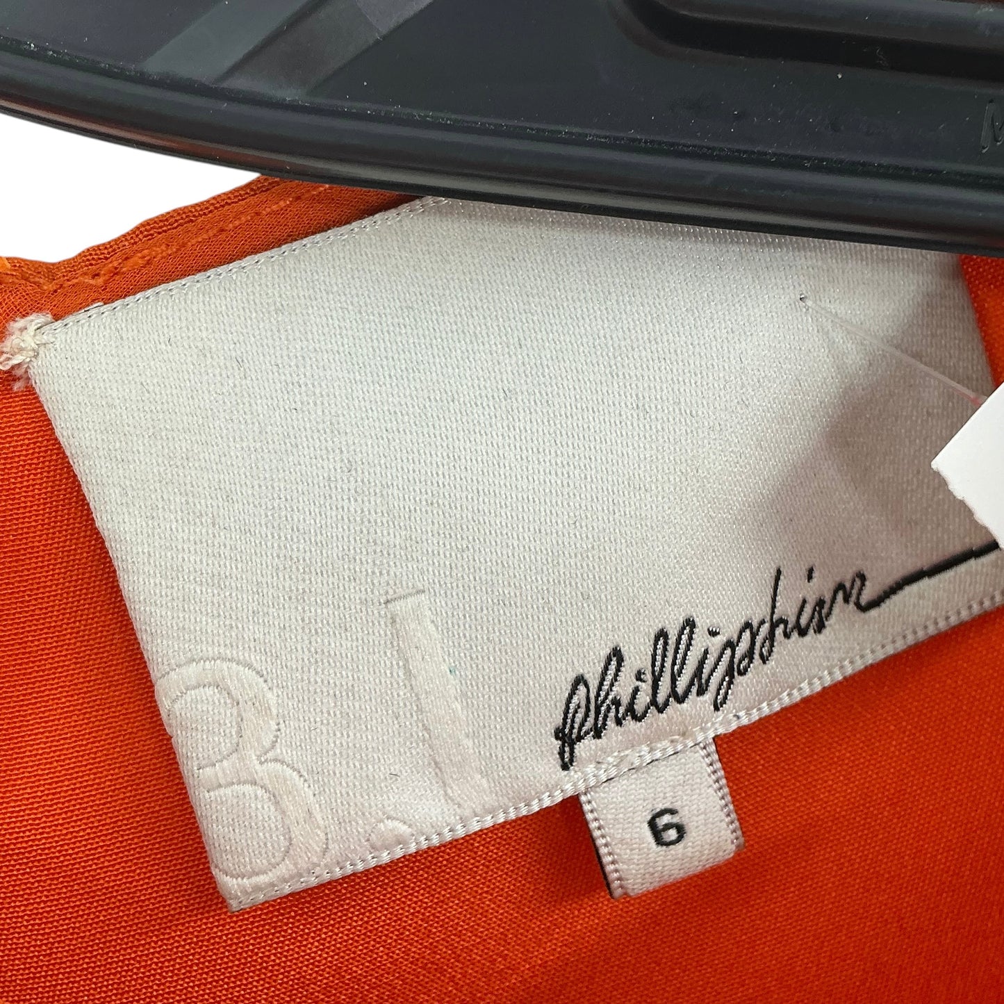 3.1 Phillip Lim Draped Orange Long Sleeve Mini Dress