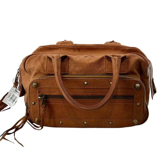 Chloé Brown Leather Utility Satchel Bag