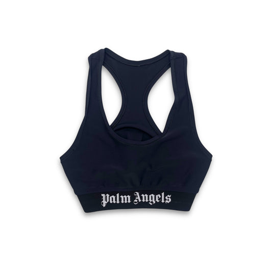 Palm Angels Logo Print Sports Bra