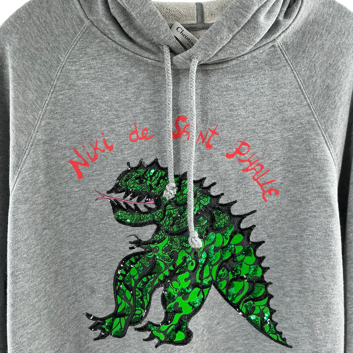 Dior Niki de Saint Phalle Dragon Motif Hooded Sweatshirt