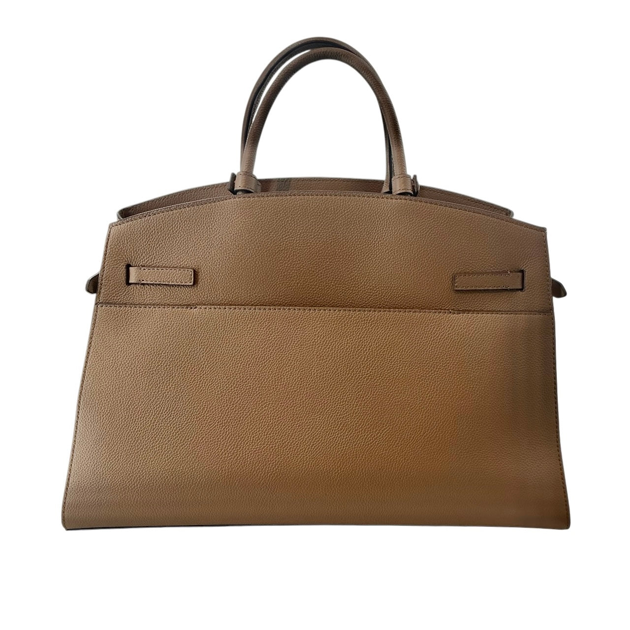 DeMellier London "The Hudson" Grained Leather Satchel
