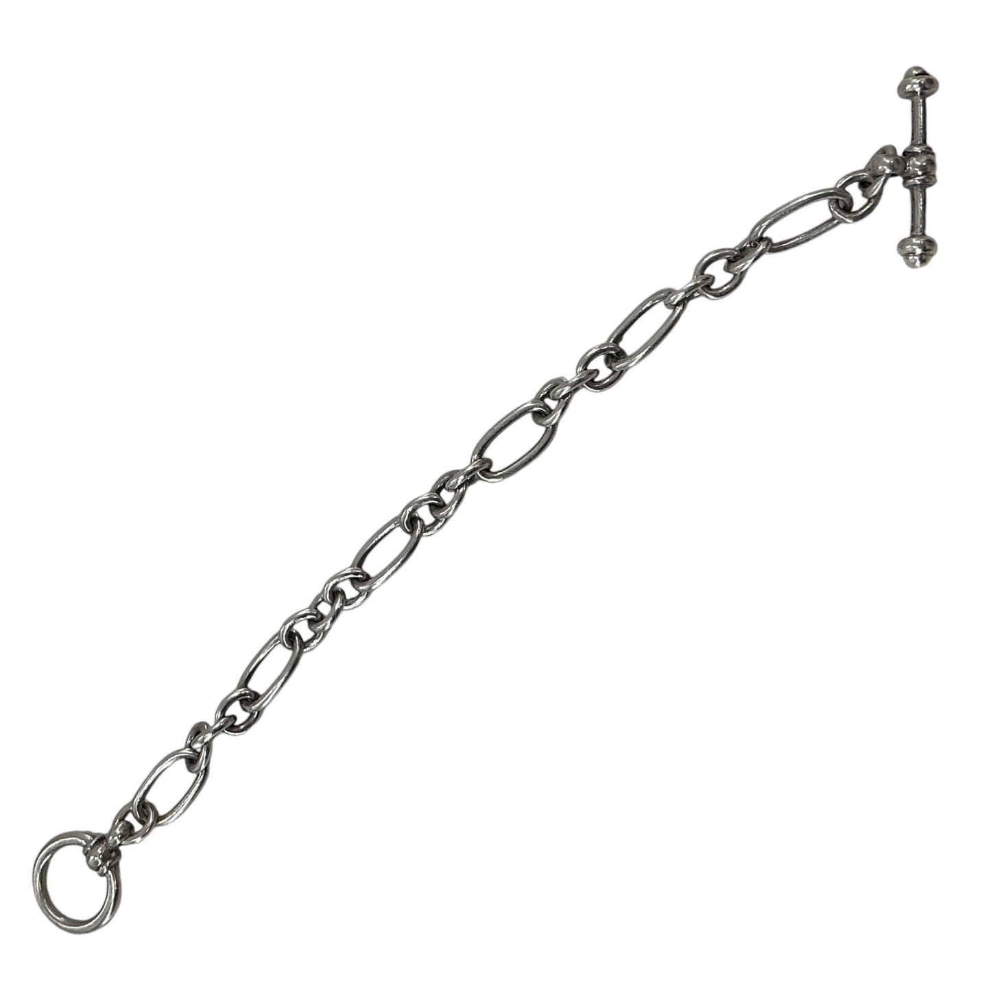 Tiffany & Co. Sterling Silver Oval Link Toggle Bracelet