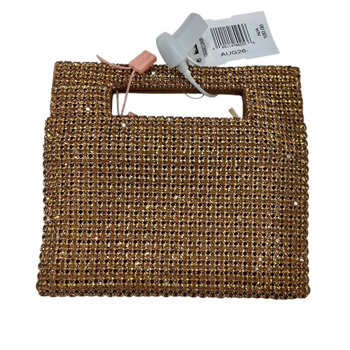 Cult Gaia Lucinda Nano Rhinestone Top Handle Clutch Bag