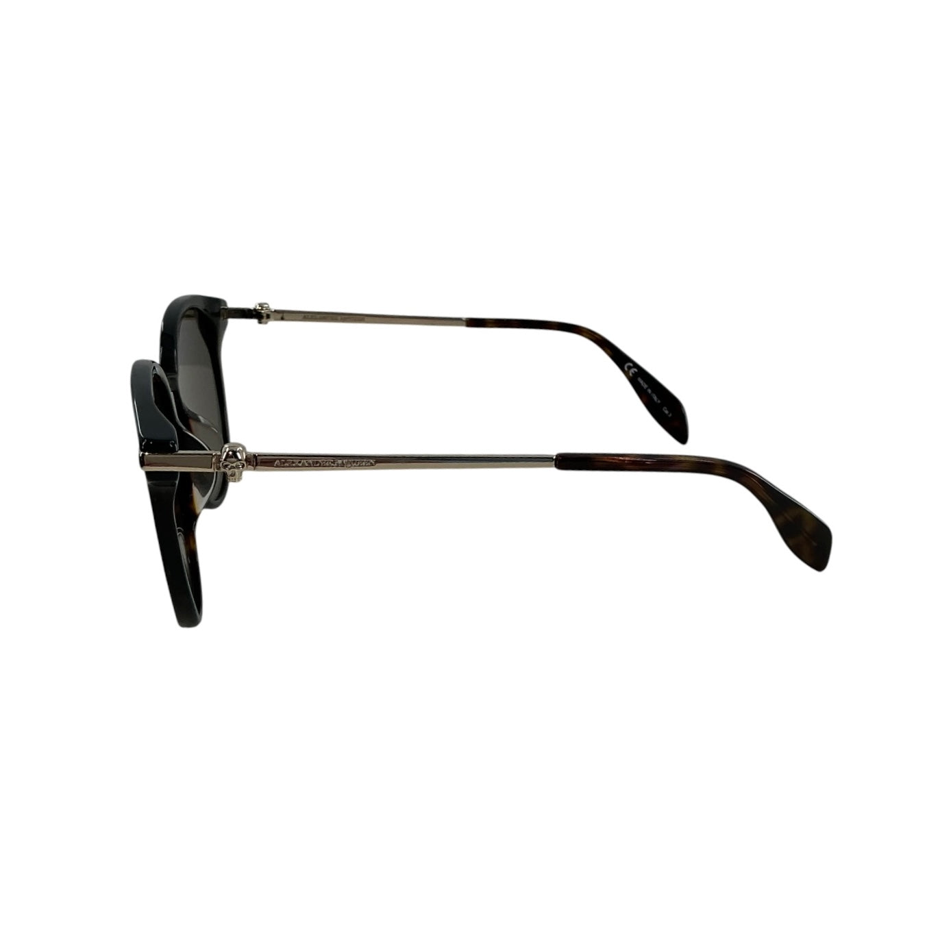 Alexander McQueen AM0135S Skull Tortoise Sunglasses