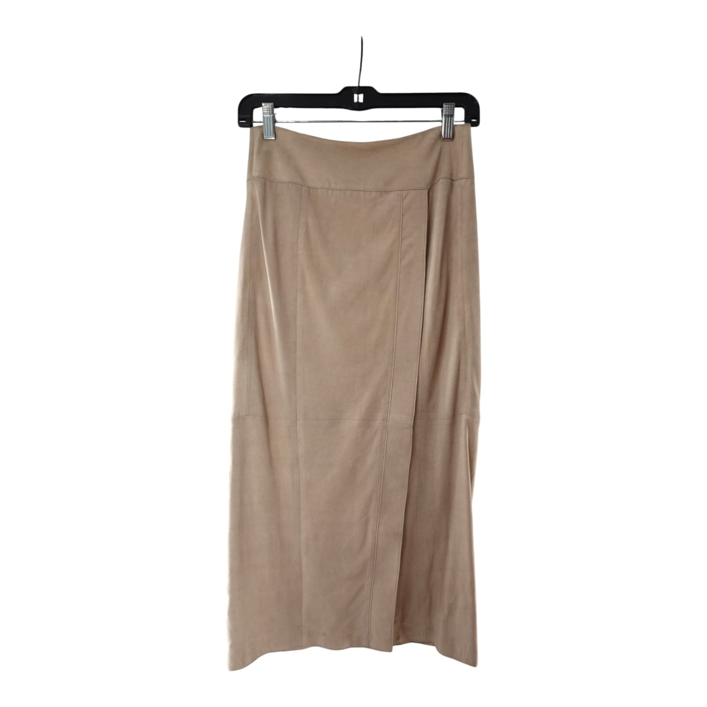 Vince Lamb Leather Skirt