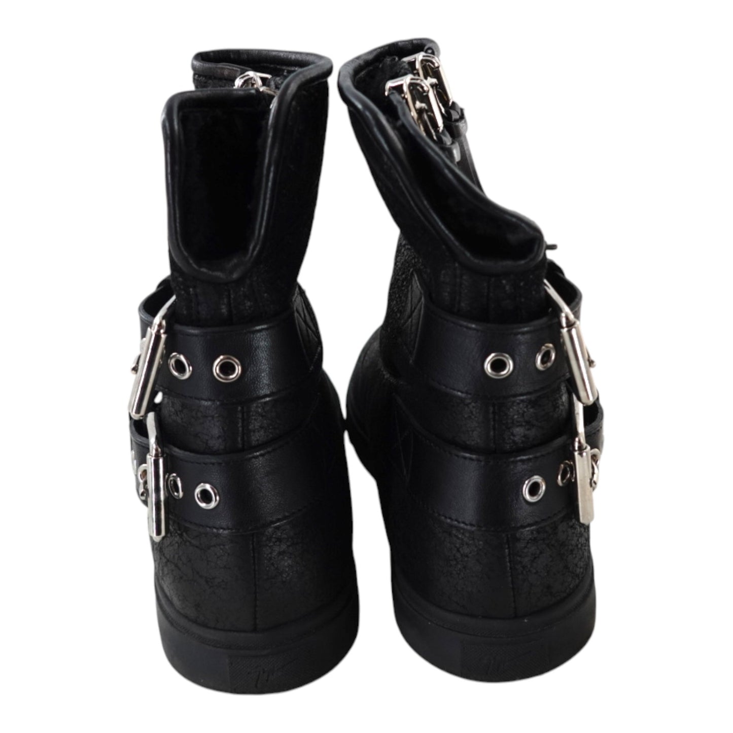 Giuseppe Zanotti Leather Biker Boot Sneakers