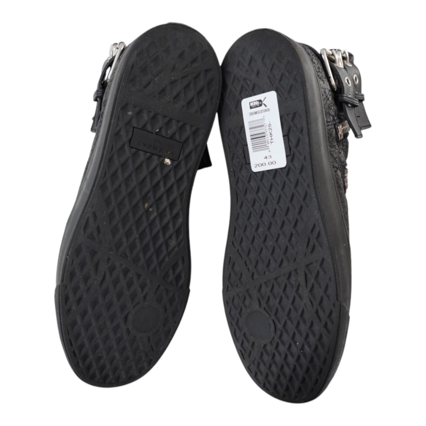 Giuseppe Zanotti Leather Biker Boot Sneakers