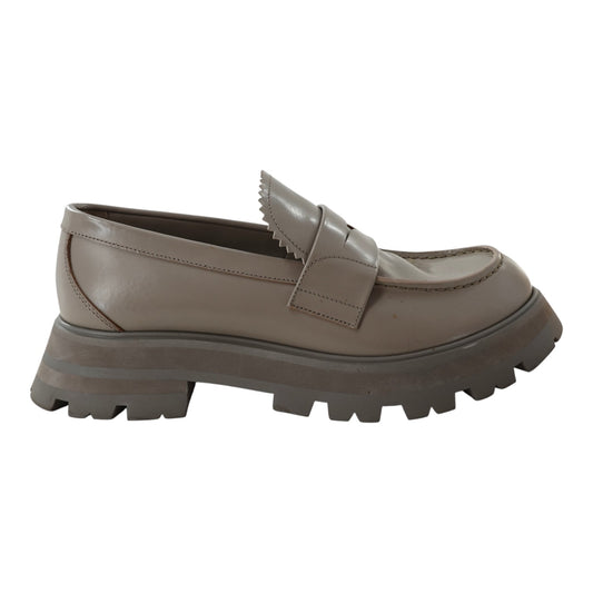 Alexander McQueen Grey Loafers