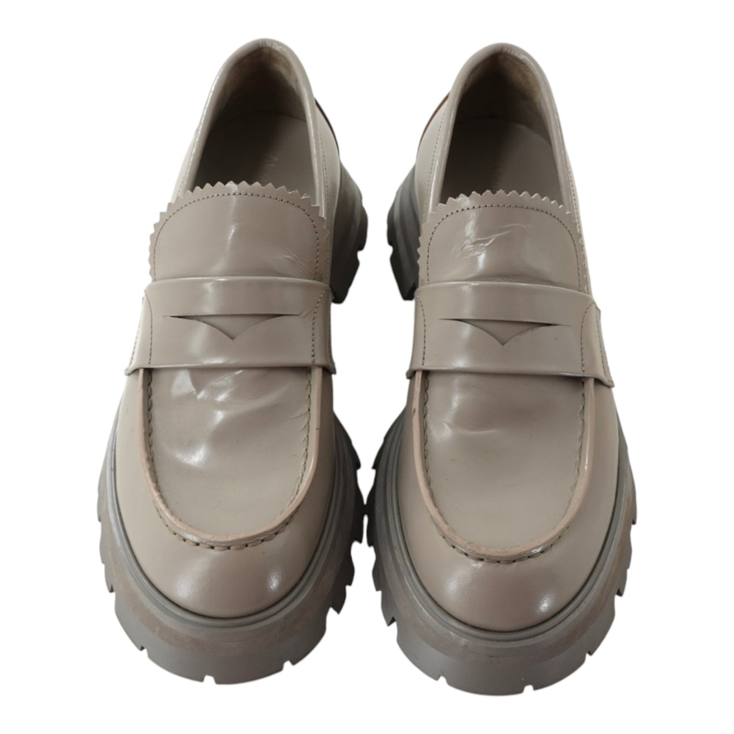 Alexander McQueen Grey Loafers