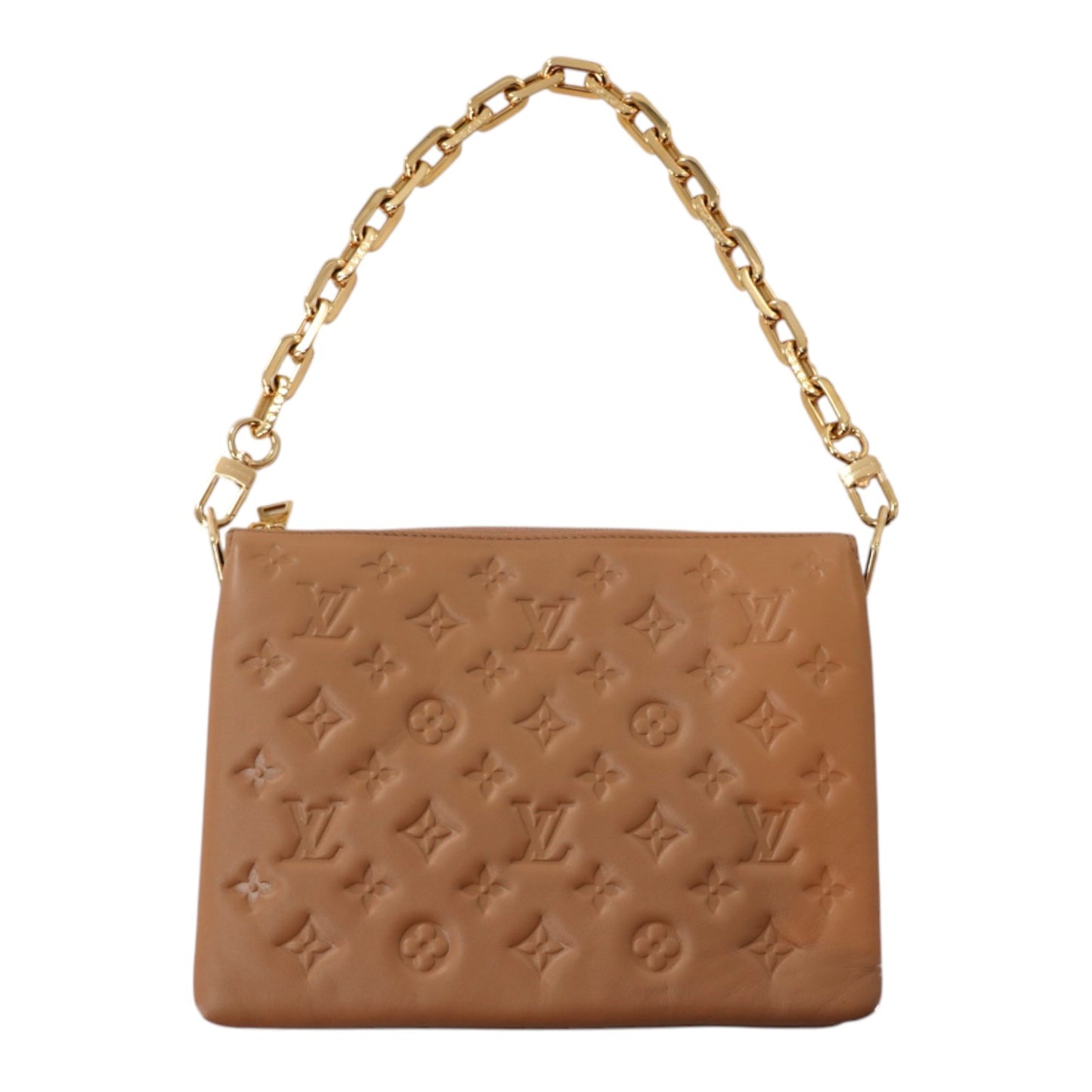 Louis Vuitton Monogram Embossed Coussin PM Shoulder Bag