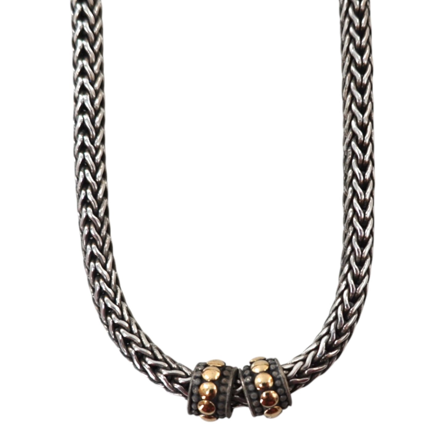 John Hardy Sterling Silver Wheat Chain Necklace