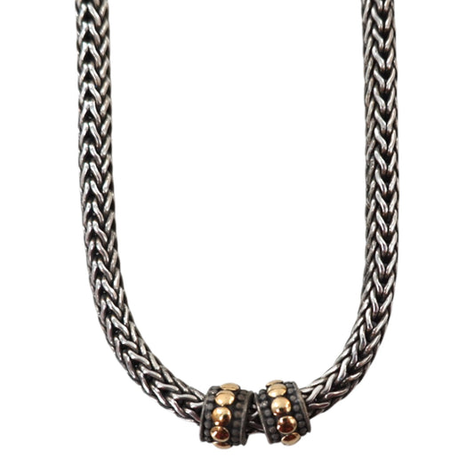 John Hardy Sterling Silver Wheat Chain Necklace