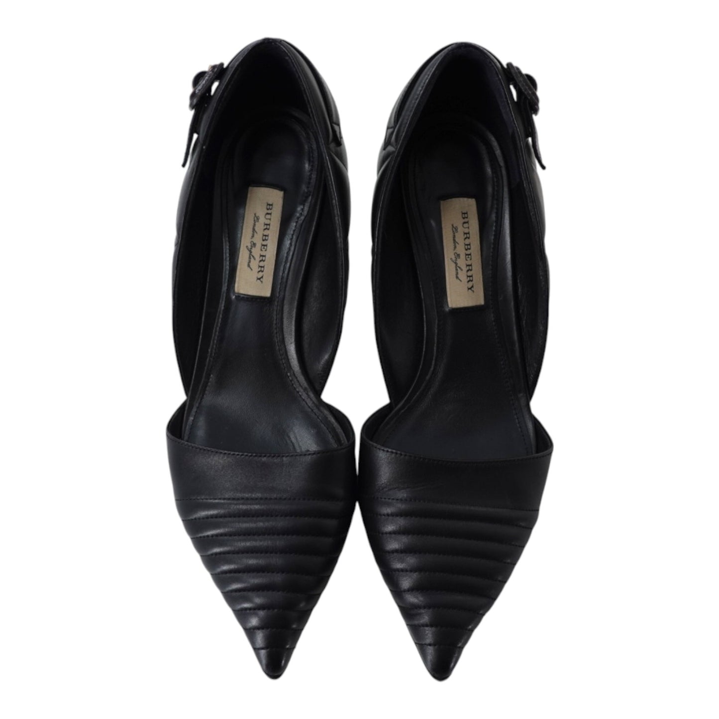 Burberry Black Kitten Heels