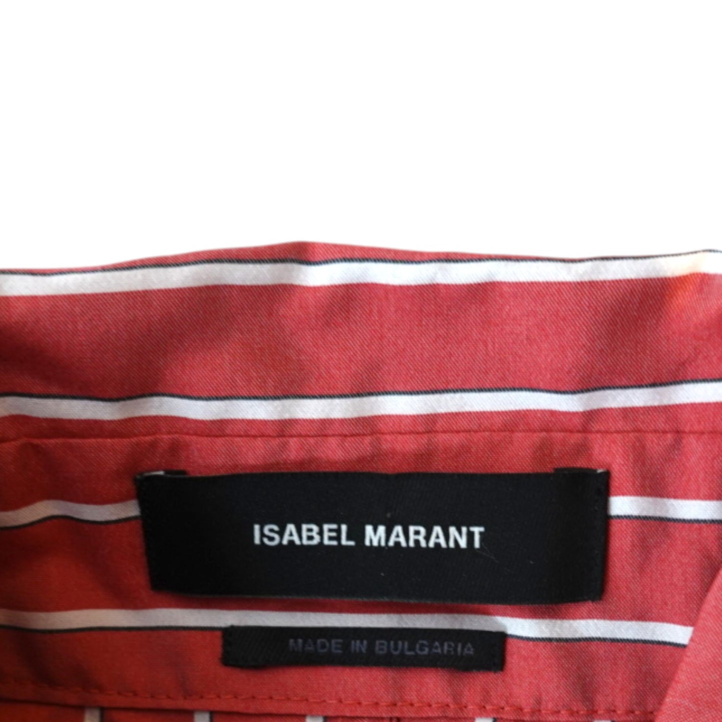 Isabel Marant Enza Padded Shoulder Sleeveless Shirt