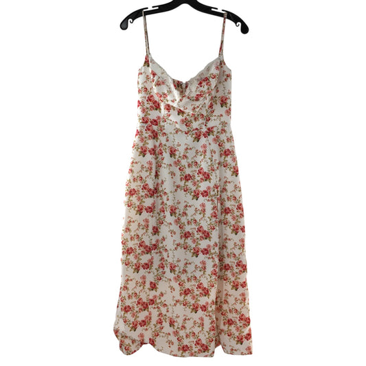 House of CB Red Rose Floral Dress