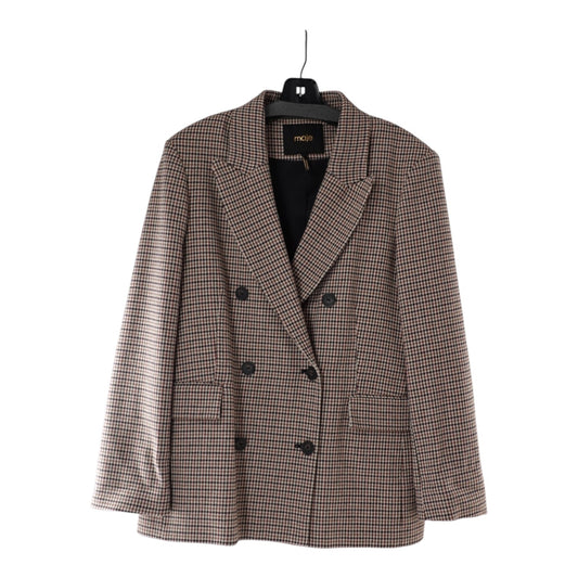 Maje Houndstooth Print Blazer