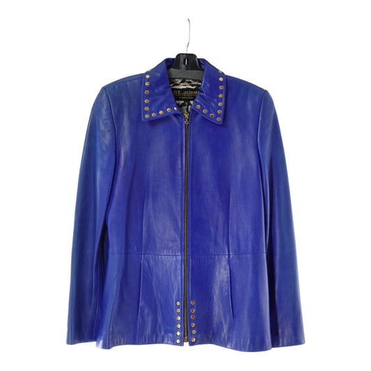 St. John Studded Electric Blue Jacket