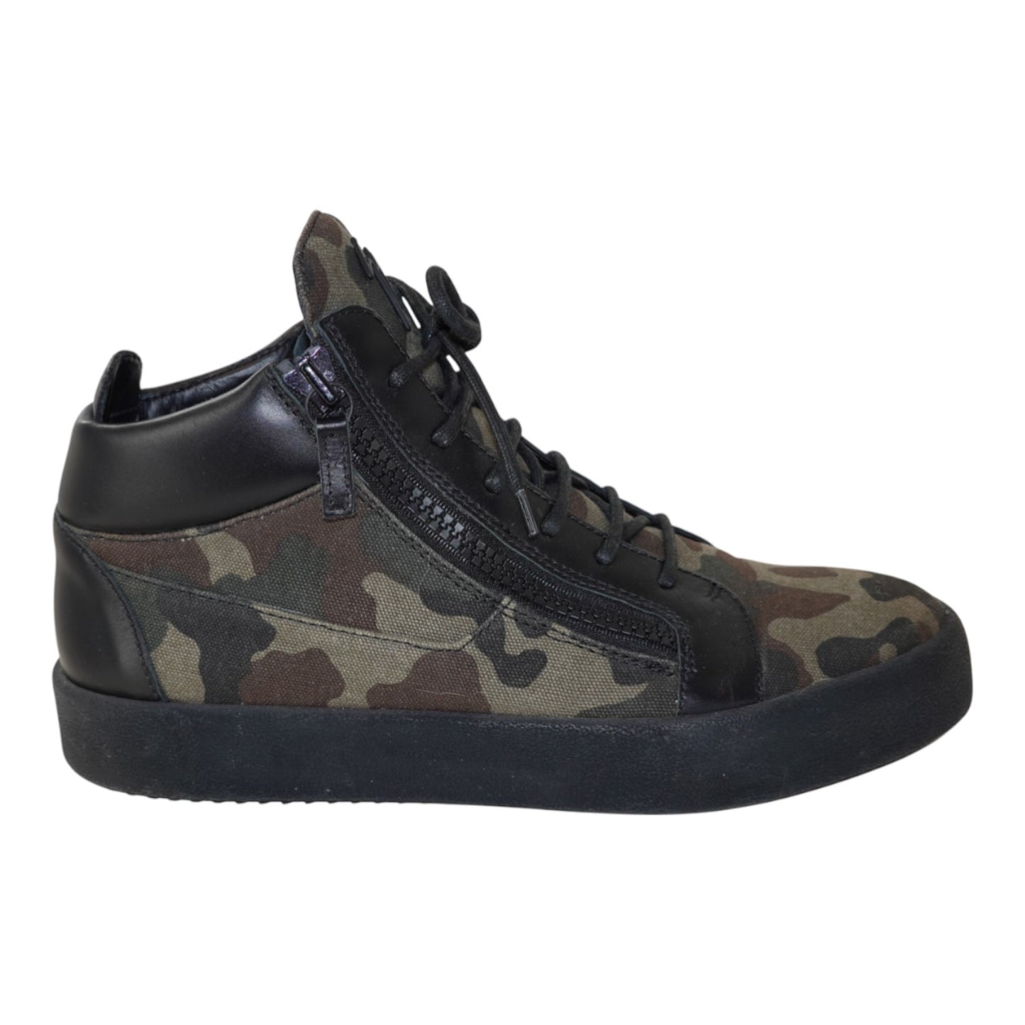 Giuseppe Zanotti Kriss Camo Print High Top Sneakers
