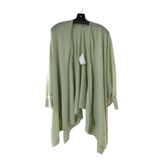 Salvatore Ferragamo Light Green Virgin Wool Flowy Cardigan