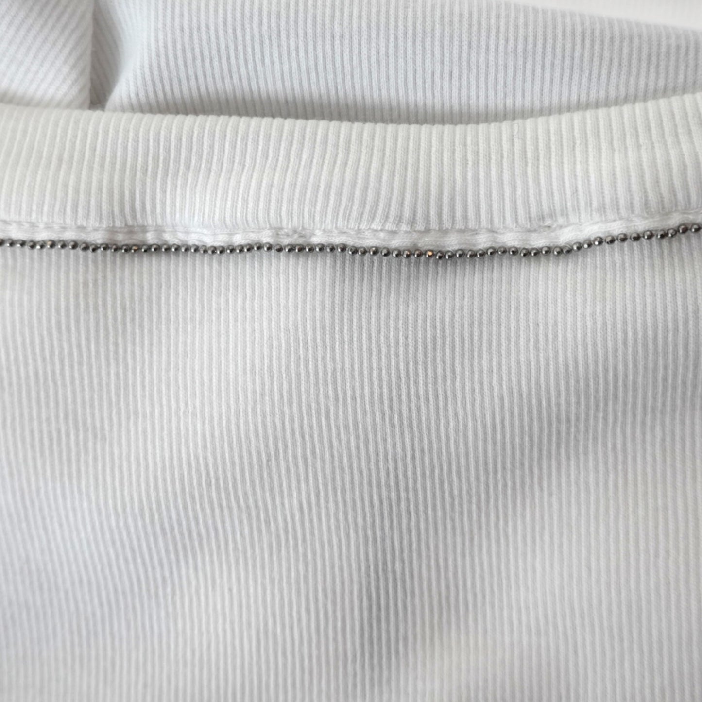 Brunello Cucinelli Basics White Slim Tee
