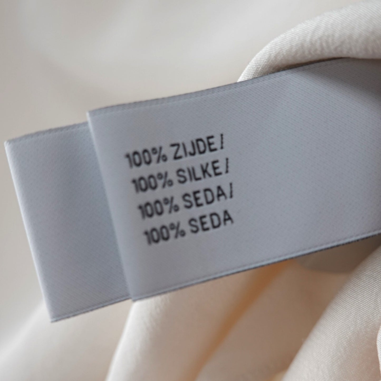 Ralph Lauren White Silk Flowy Top