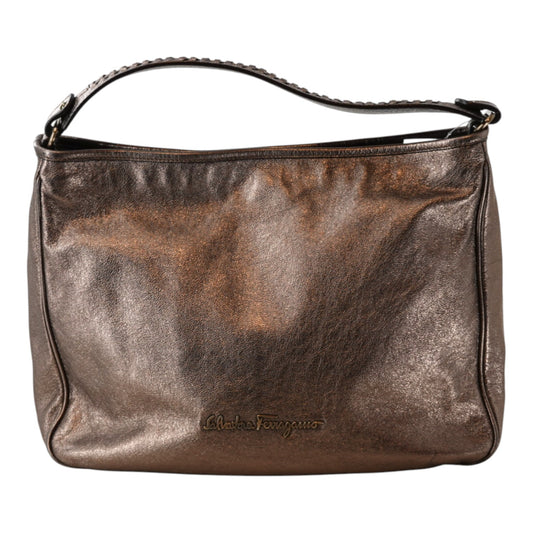 Salvatore Ferragamo Bronze/Copper Shoulder Bag