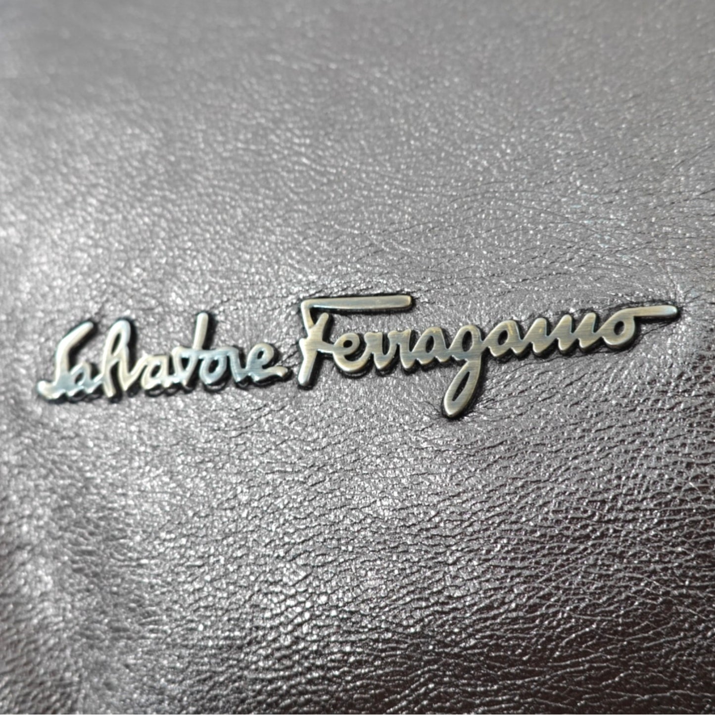 Salvatore Ferragamo Bronze/Copper Shoulder Bag