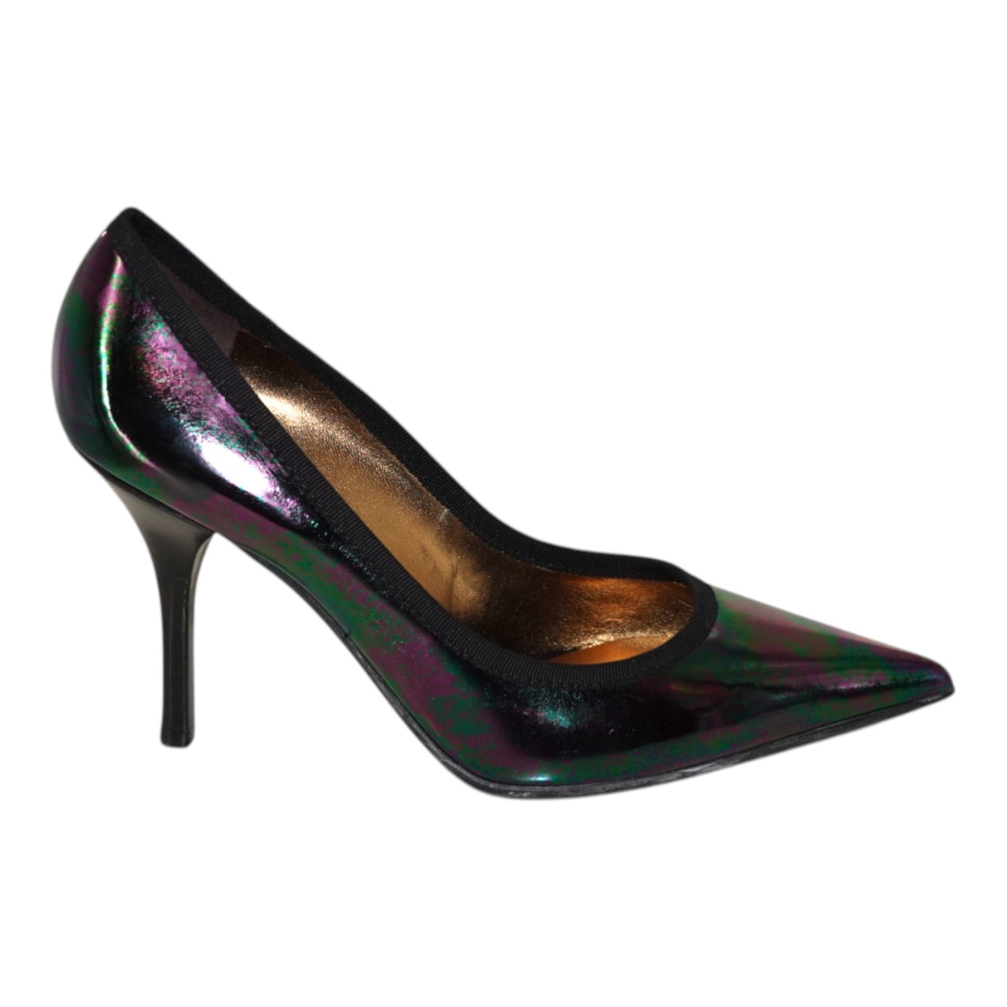 Giuseppe Zanotti Irise Vernice Nero Leather Pumps
