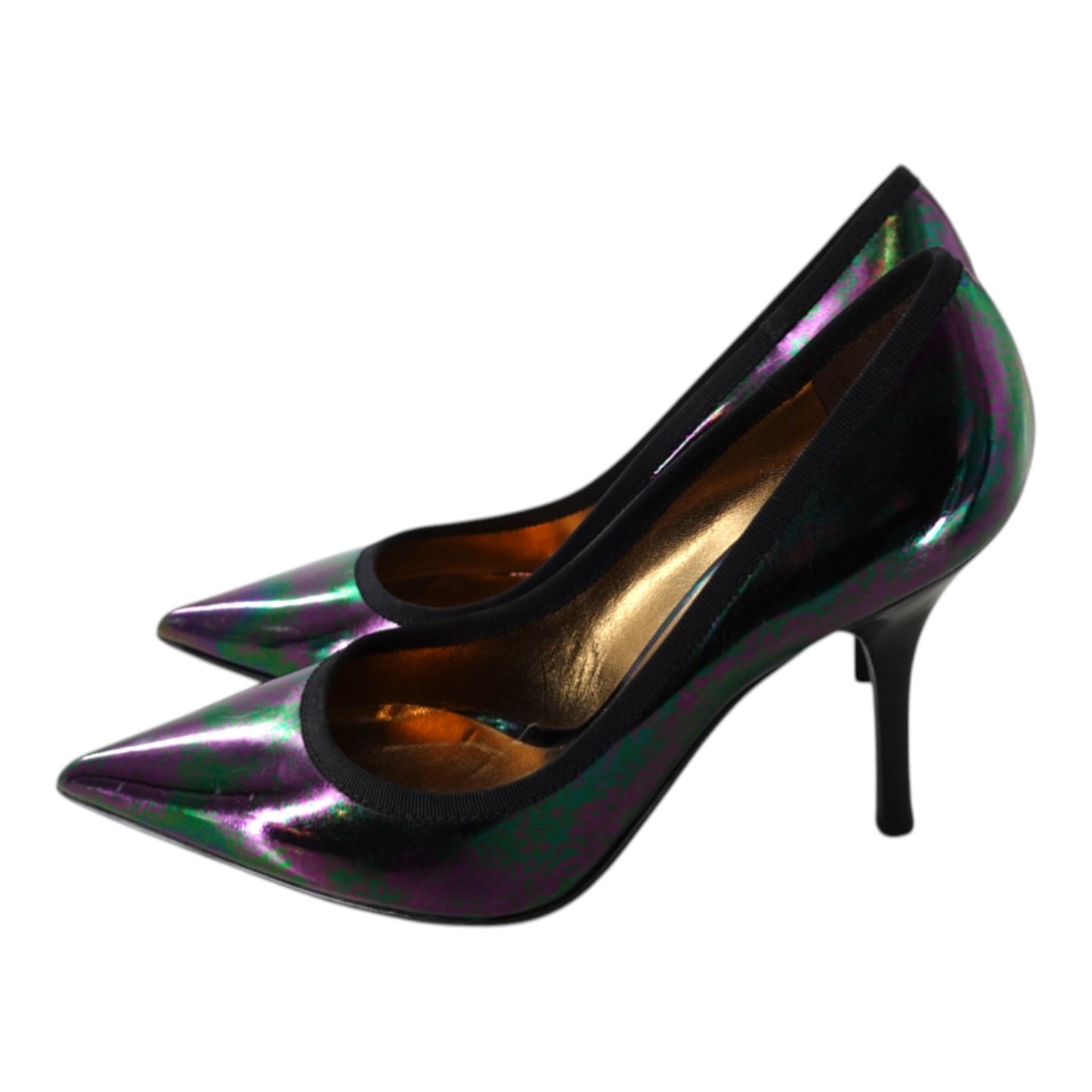 Giuseppe Zanotti Irise Vernice Nero Leather Pumps