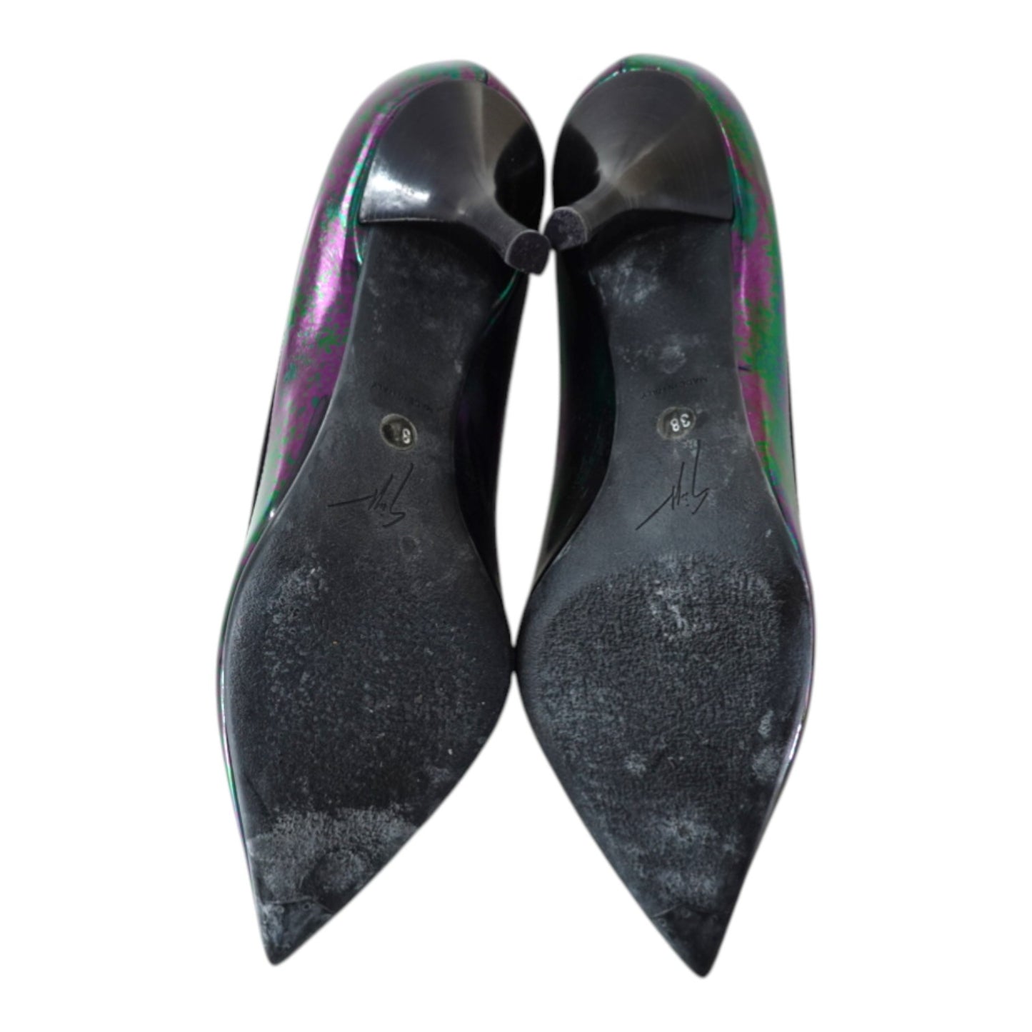 Giuseppe Zanotti Irise Vernice Nero Leather Pumps