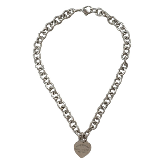 Tiffany and Co. Iconic "Please Return To" Necklace