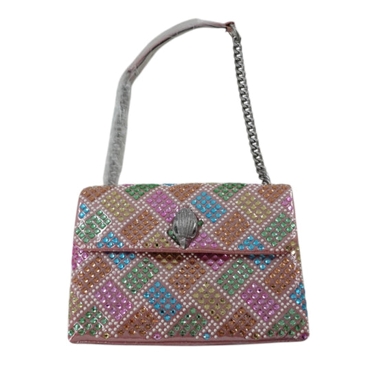 Kurt Geiger Pink Combination Medium Kensington Bag