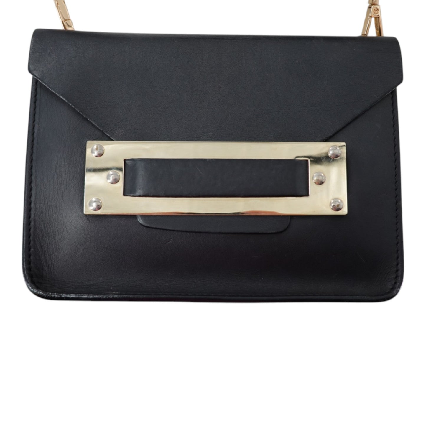 Sophie Hulme Black Square Crossbody