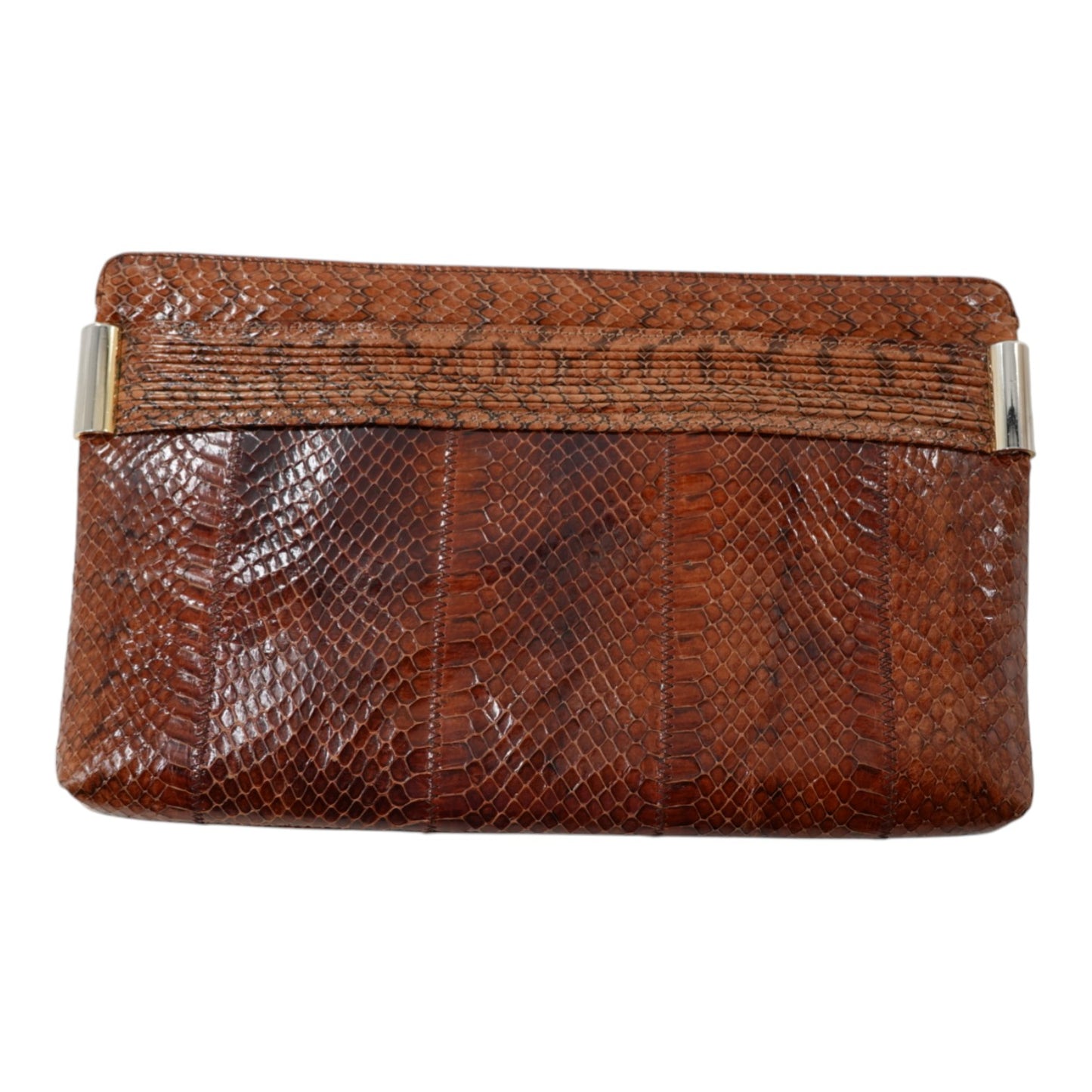 Susan Gail Snakeskin Clutch