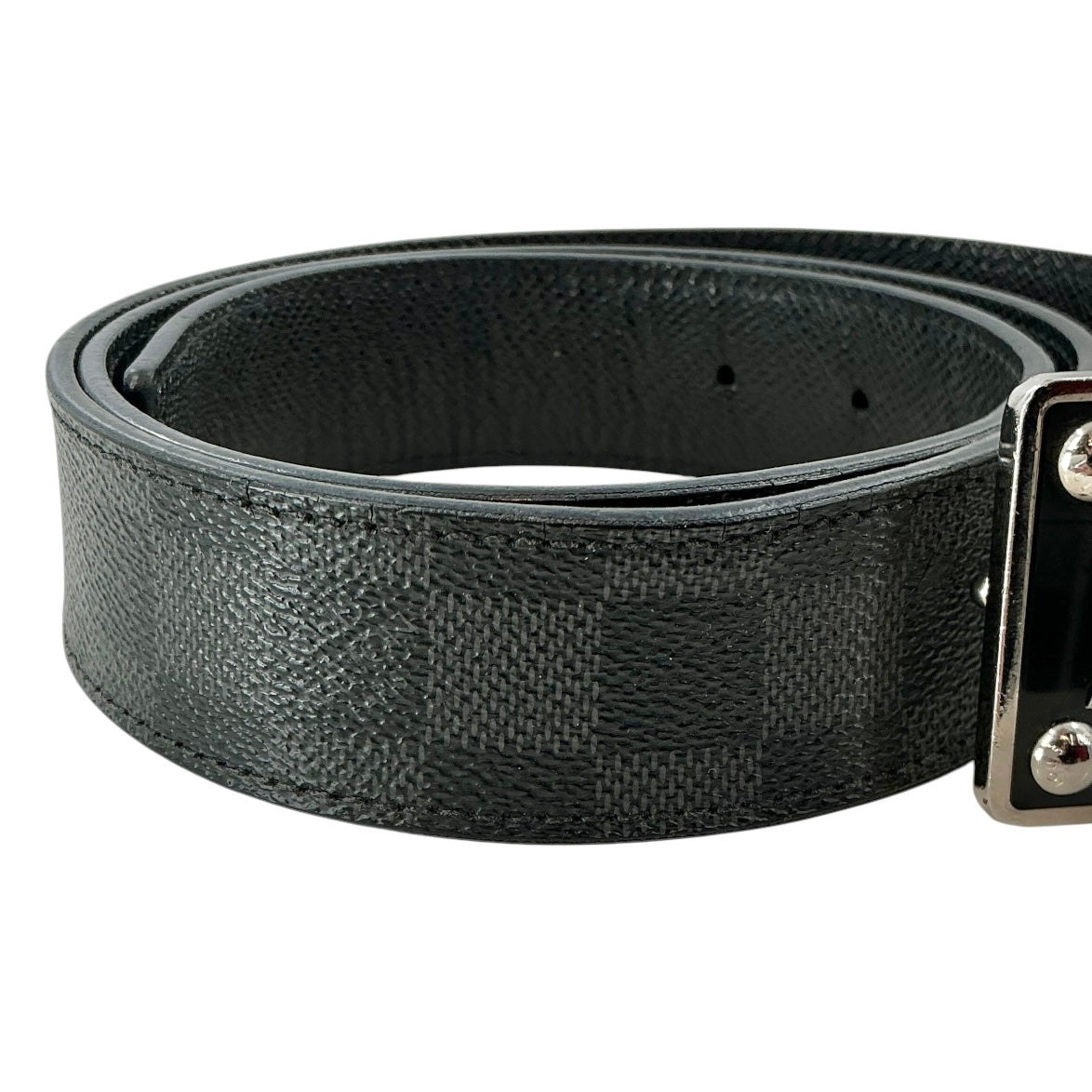 Louis Vuitton Damier Graphite 35mm Inventeur Reversible Belt Size38