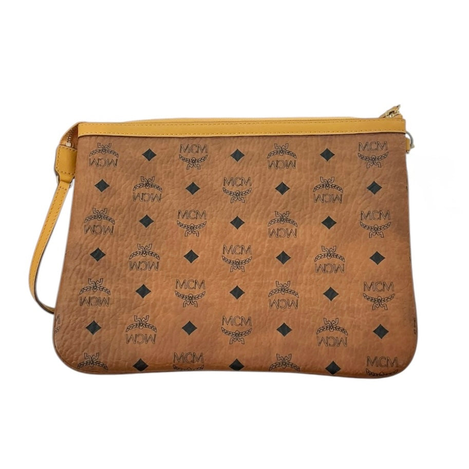 MCM Visetos Medium Shoulder Pouch