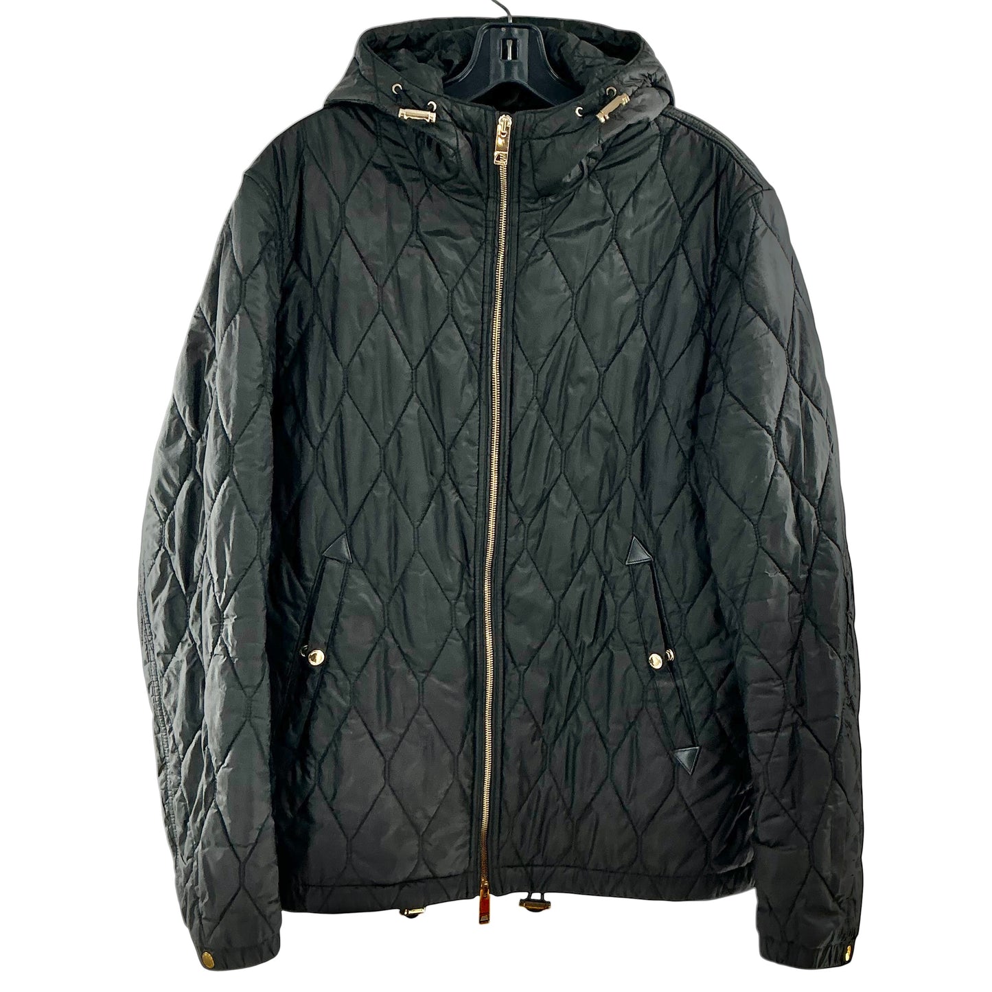 Burberry Brit Black Diamond Quilted Hooded Jacket