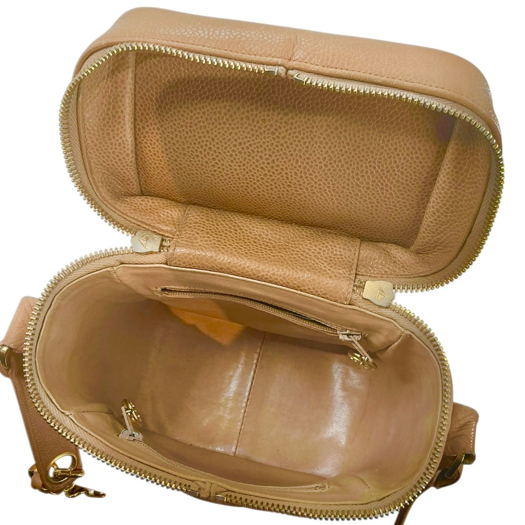 Chanel Caviar Timeless Vanity Case