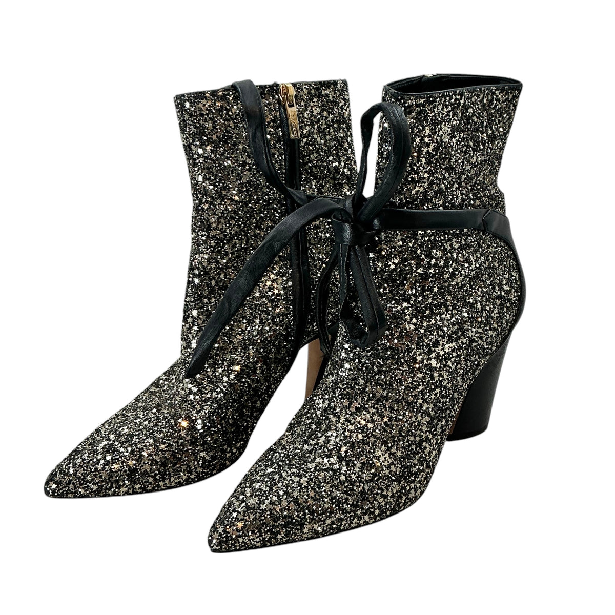 Jimmy Choo Henrietta Glitter Star Ankle Boots