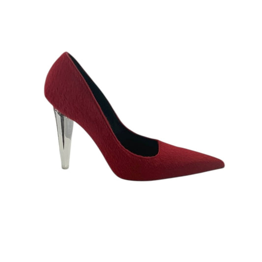 Peter Do Fur Ice-Heel Pointy Pump
