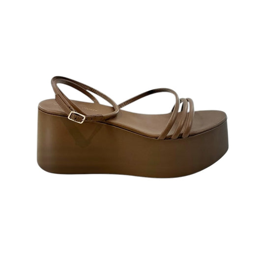 Gianvito Rossi Bekah Nappa Leather Platform Sandals
