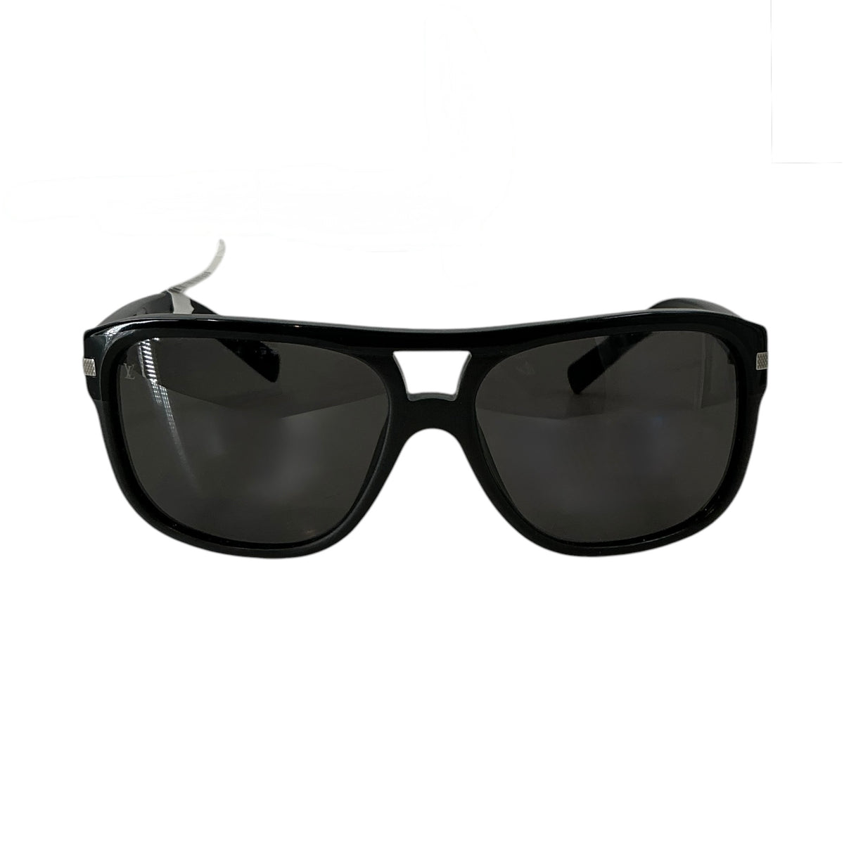 Louis Vuitton Z0316W Damier Temple Possession Pilot Sunglasses - Black