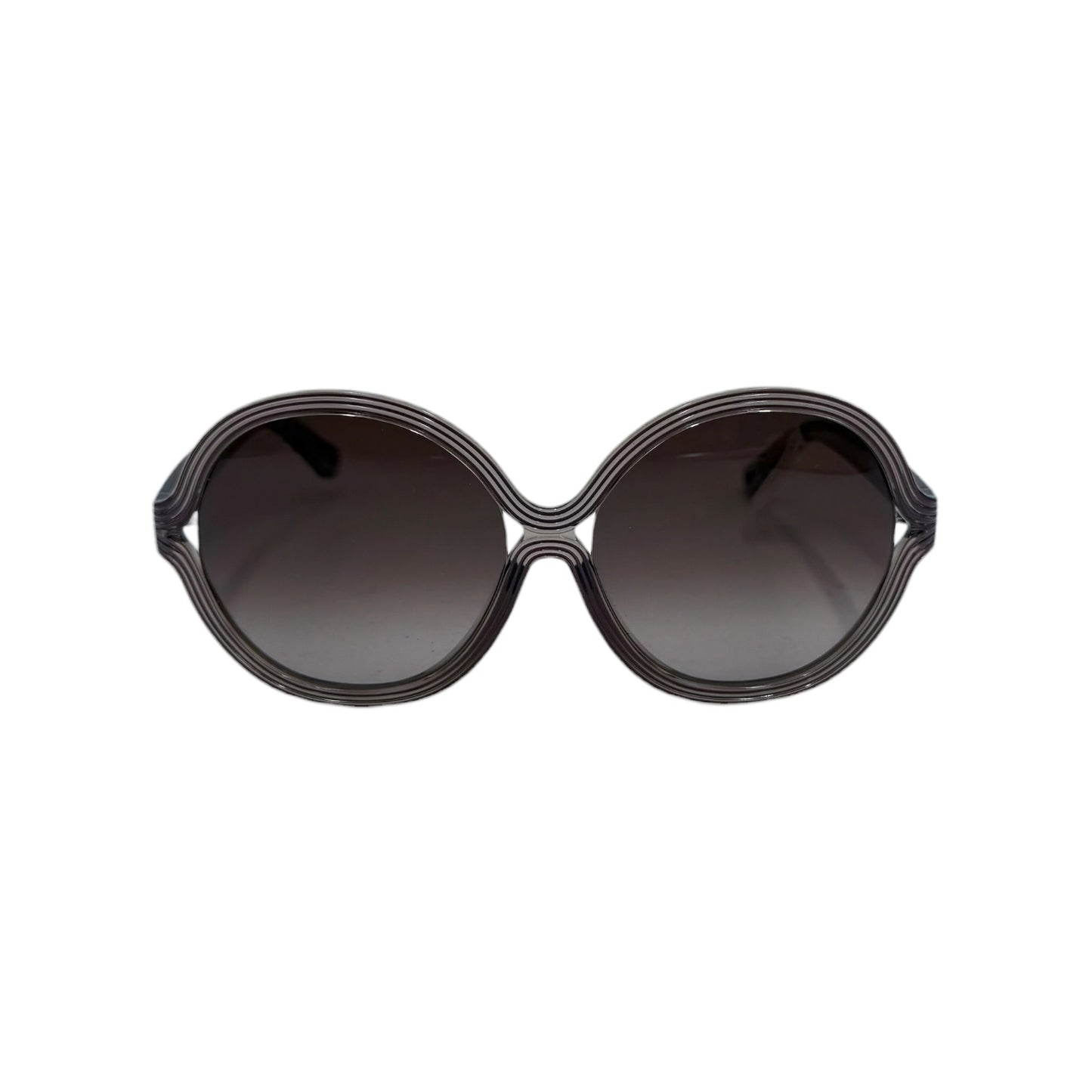 Chloé Oversized Wavy Round Sunglasses