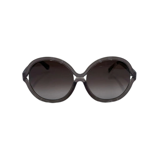 Chloé Oversized Wavy Round Sunglasses