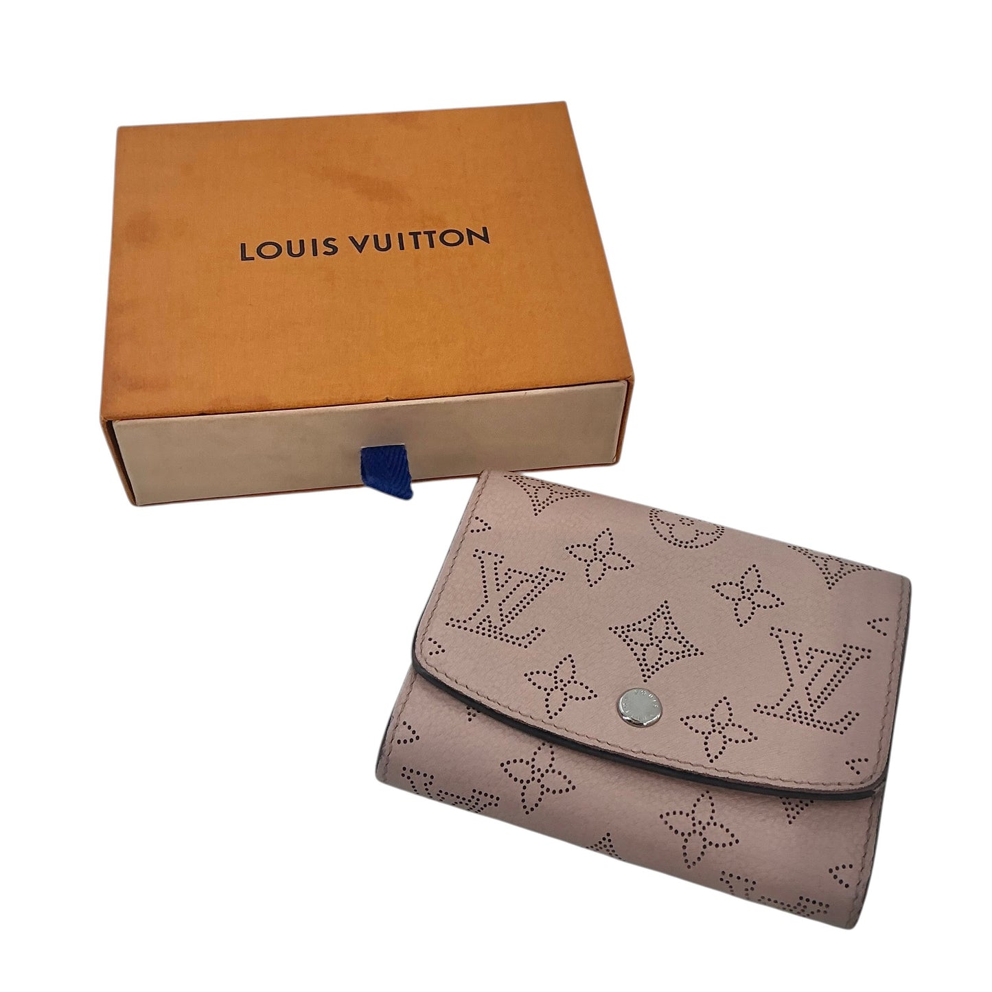 Louis Vuitton Monogram Mahina Iris Compact Wallet Magnolia