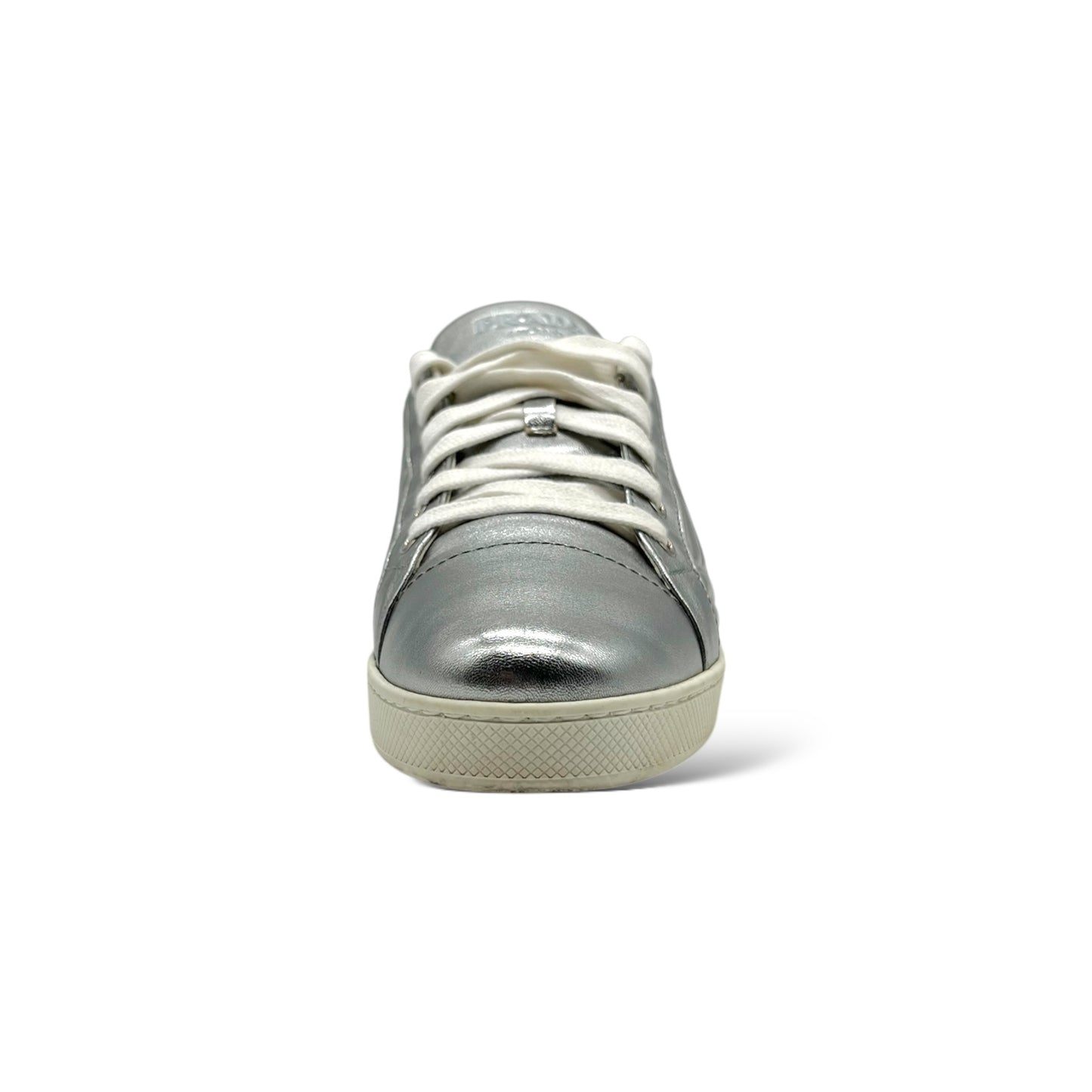 Prada Skateboard Women's Low-Top Chrome Shoes