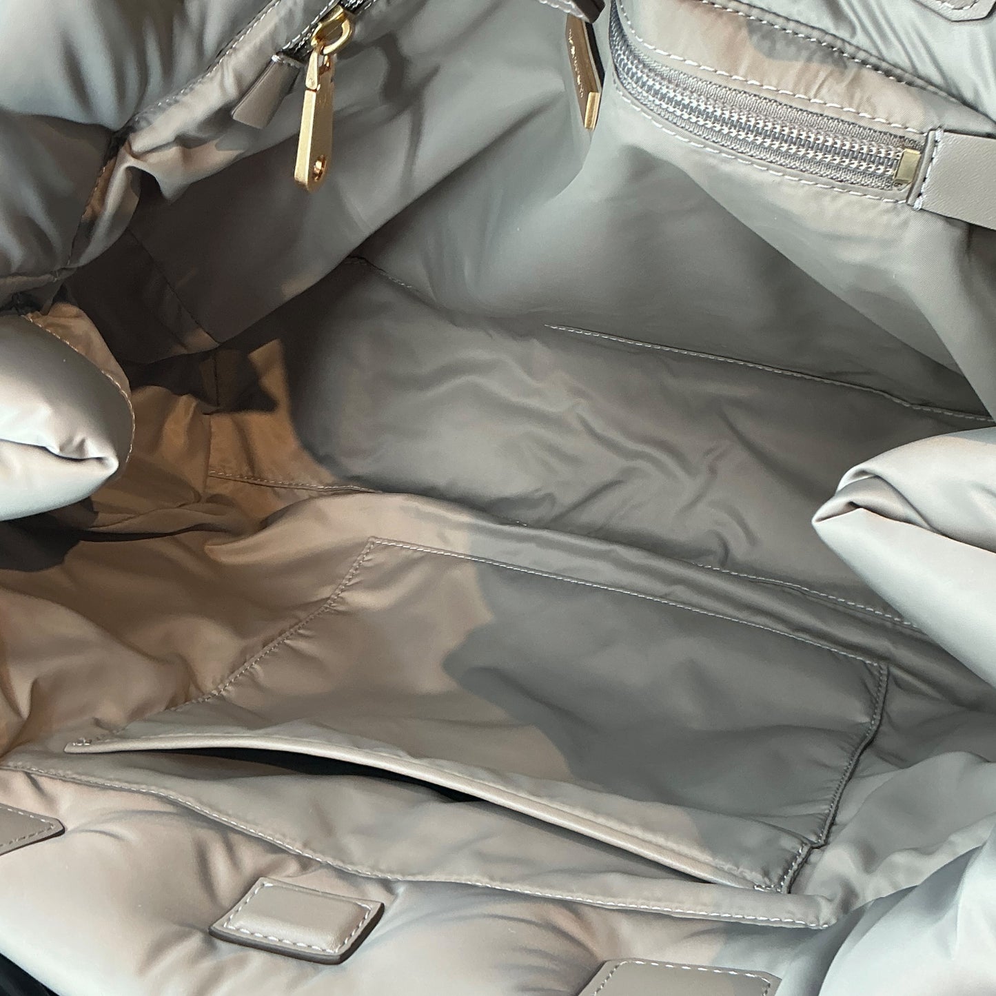 Tory Burch Ella Puffer Tote Bag - Gray Heron