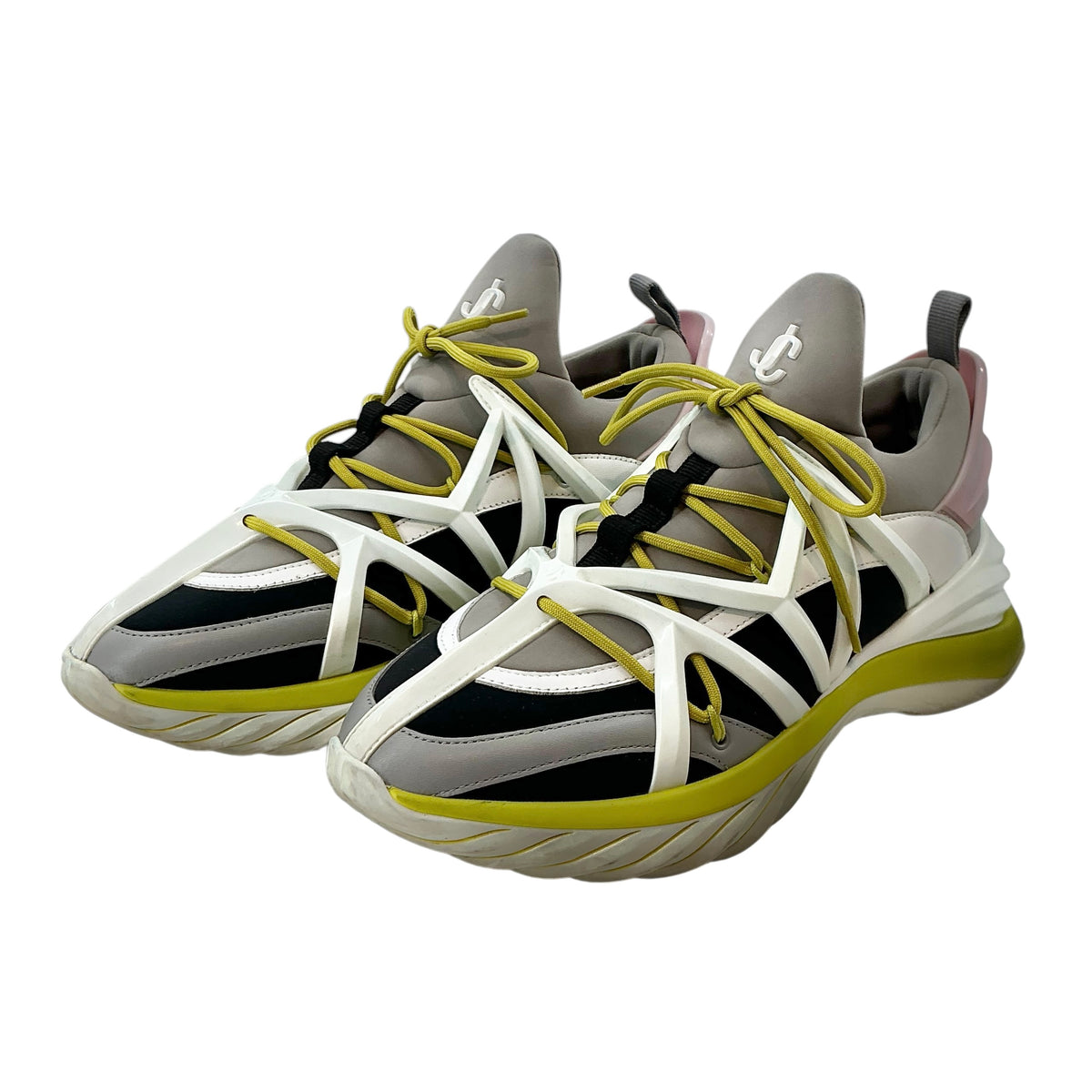 Jimmy Choo Cosmos Cage Runner Sneakers Multi Color